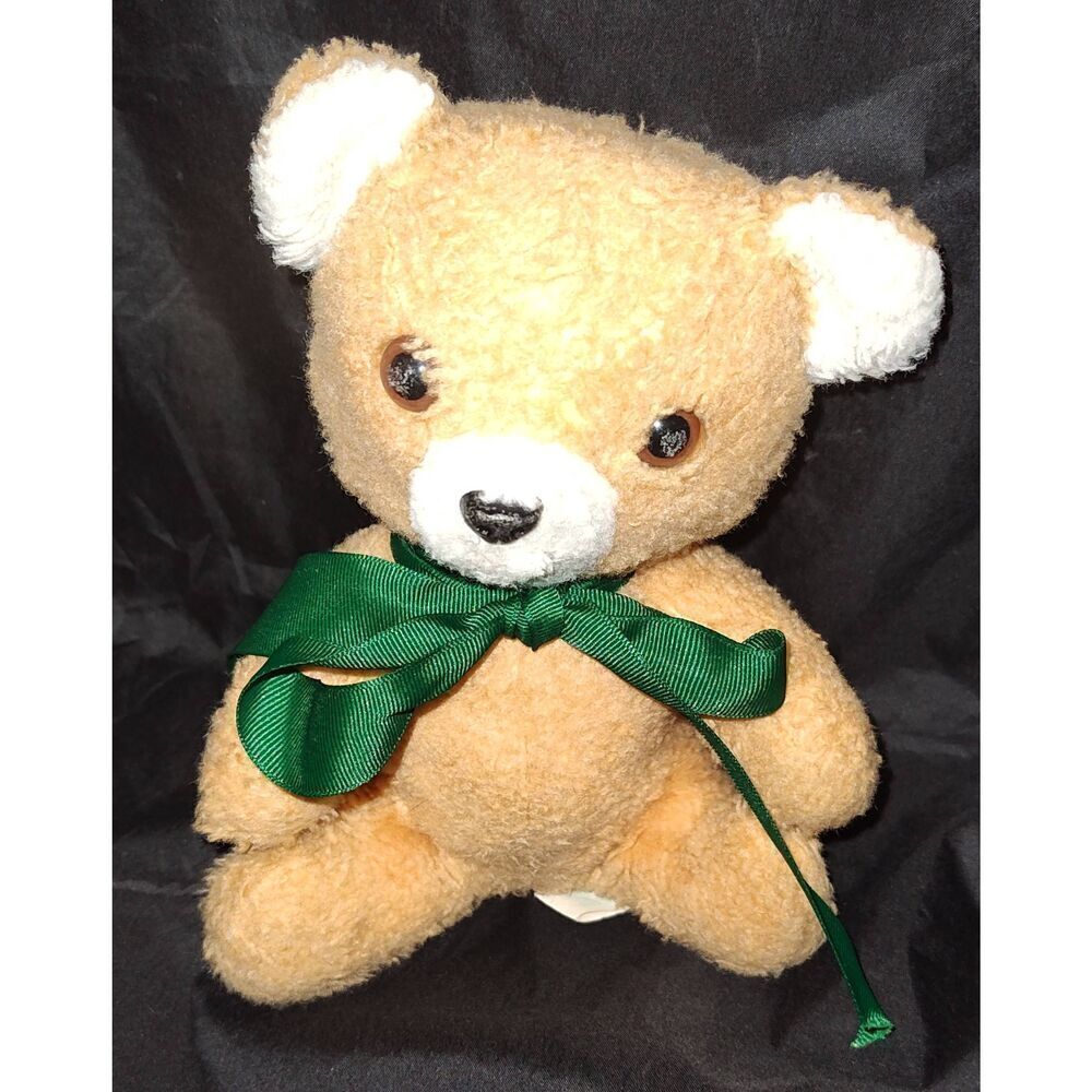 Vintage Dakin Pillow Pets 1979 Teddy Bear Stuffy. 9" tall eyes are scratched